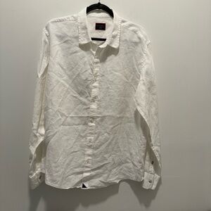 Untuckit 100% linen long sleeve shirt L